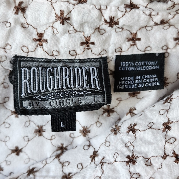 Roughrider Pink Western Riding Button Down - Picture 4 of 5